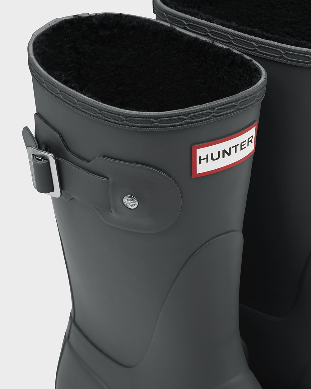 Botas De Cortas Original Insulated Hunter Mujer - Verdes Oscuro - 051473WAL